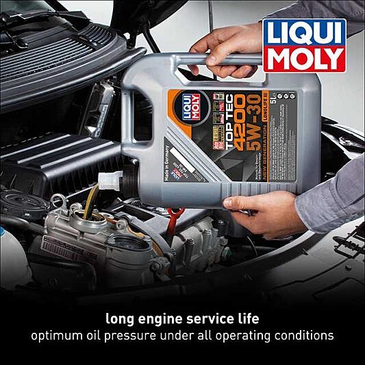 ★ 5L Liqui Moly 5W-30 Top Tec 4200 Synthetic Engine Oil Diesel Audi VW Mercedes