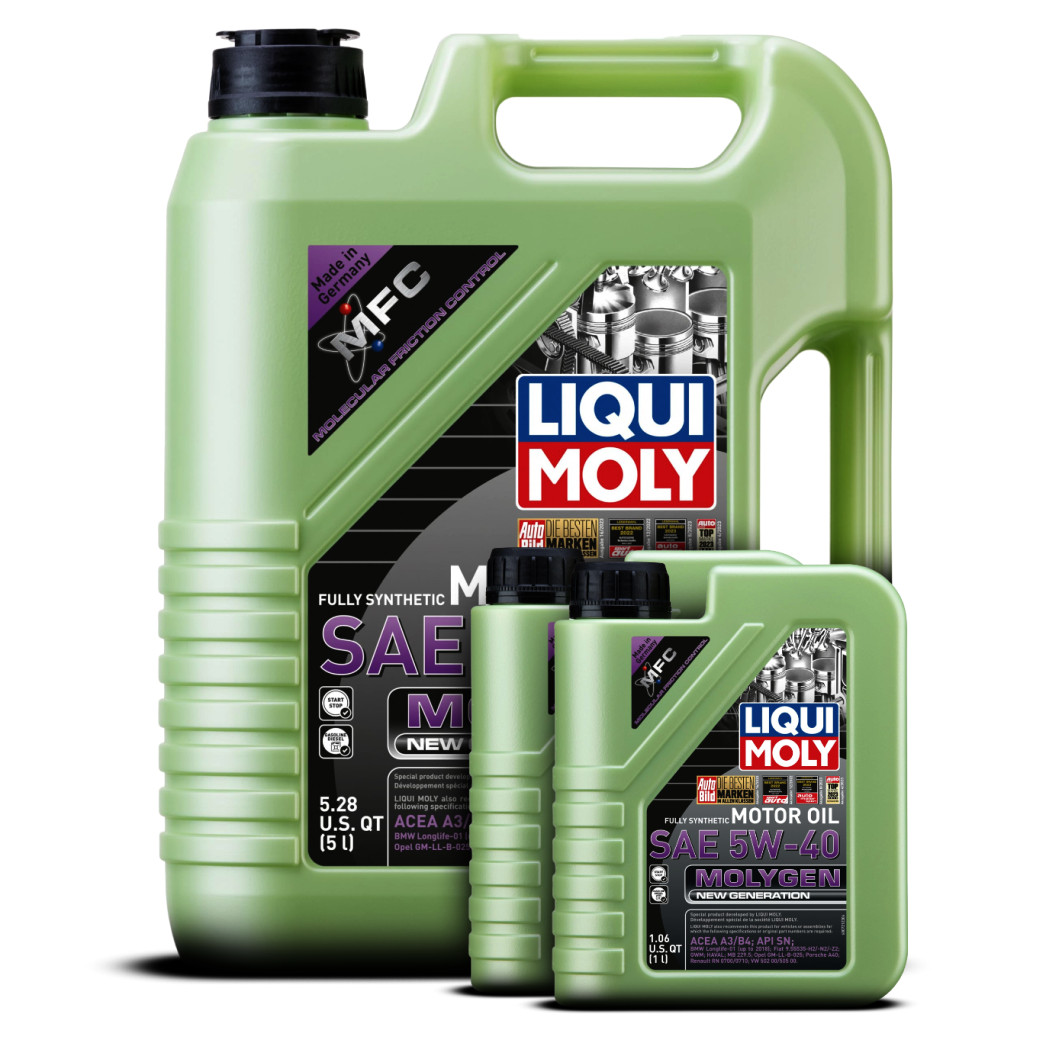 x7-LT Liqui Moly 5w40 MOLYGEN NEW GENERATION Engine Motor Oil For BMW PORSCHE VW