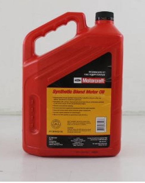 Motorcraft Synthetic Blend Motor Oil 5W-20, 5-Quart