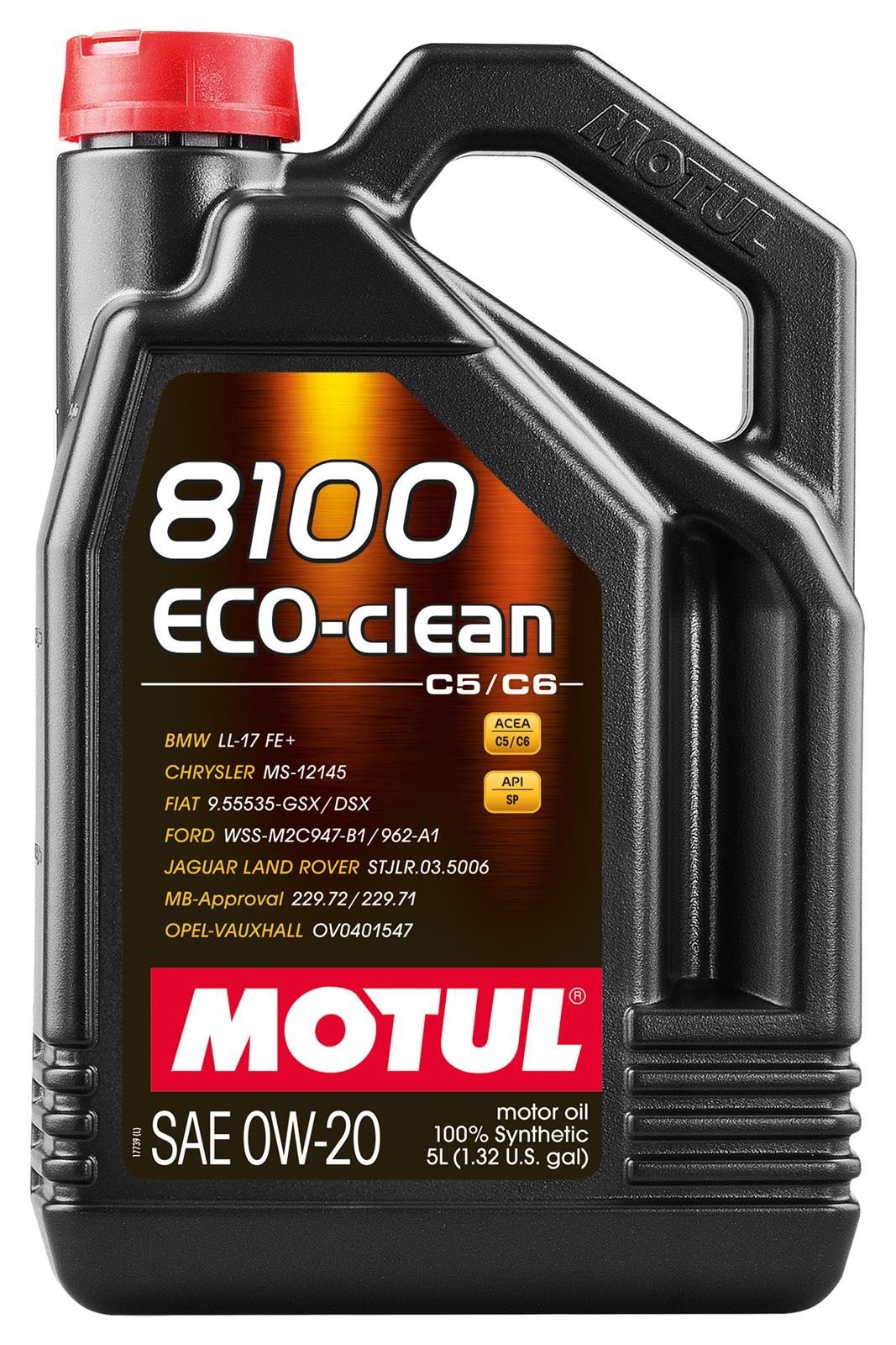 Motul 108862 8100 Eco-Clean 0W20 5 Liter – Motul Eco-Clean 0W-20 NEW 108862