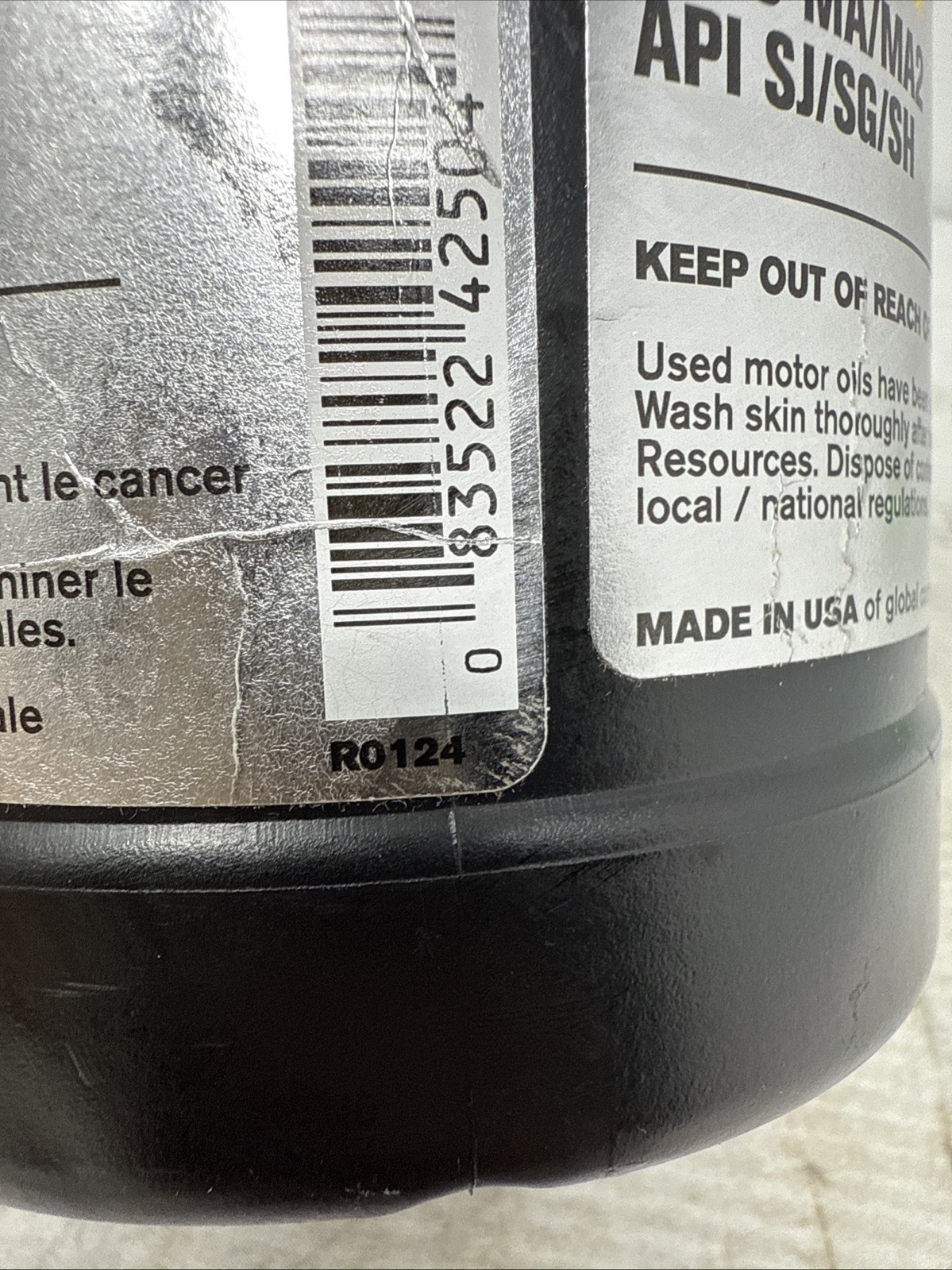 Red Line 1 Quart R0124 20W50 4T Motorcycle Motor Oil