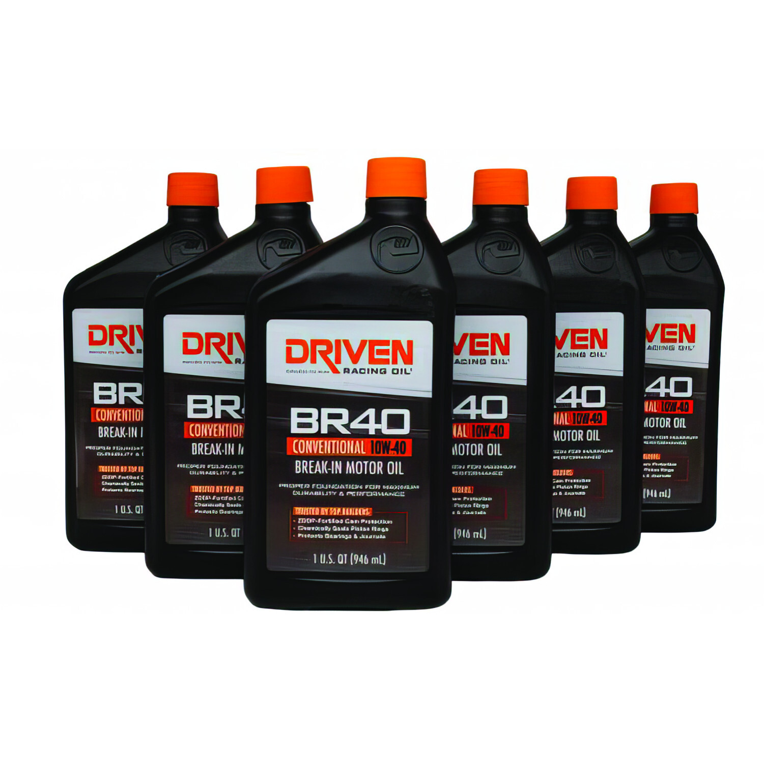 Driven Motor Oil – BR40 Break-In – High Zinc – 10W40 – Conventional – 6 qt