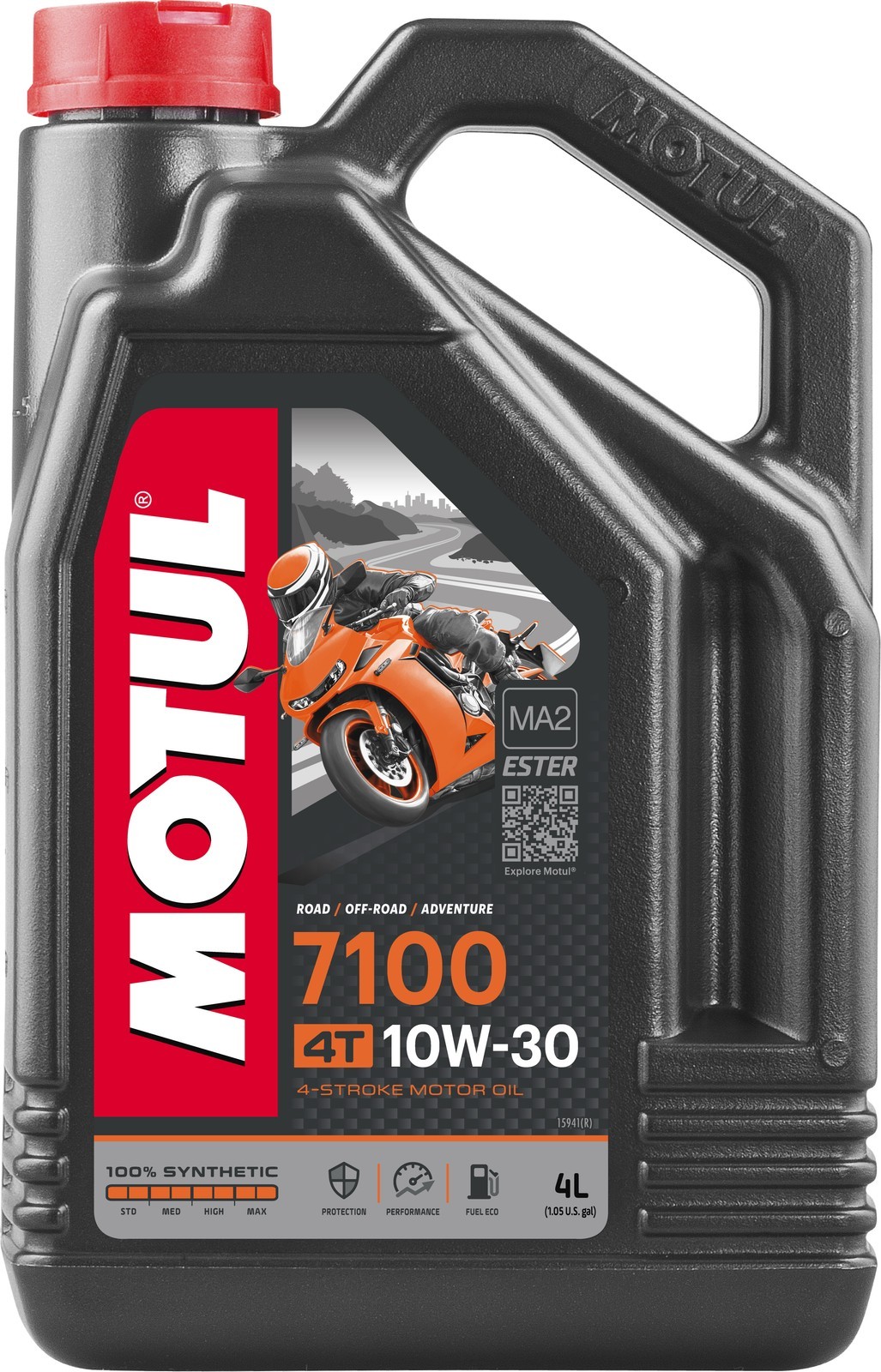 Motul 104090 7100 Oil 4T 10W30 4L