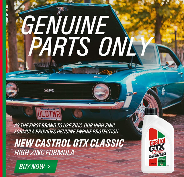 Castrol GTX Classic 20W-50 Conventional Motor Oil, 5 Quart