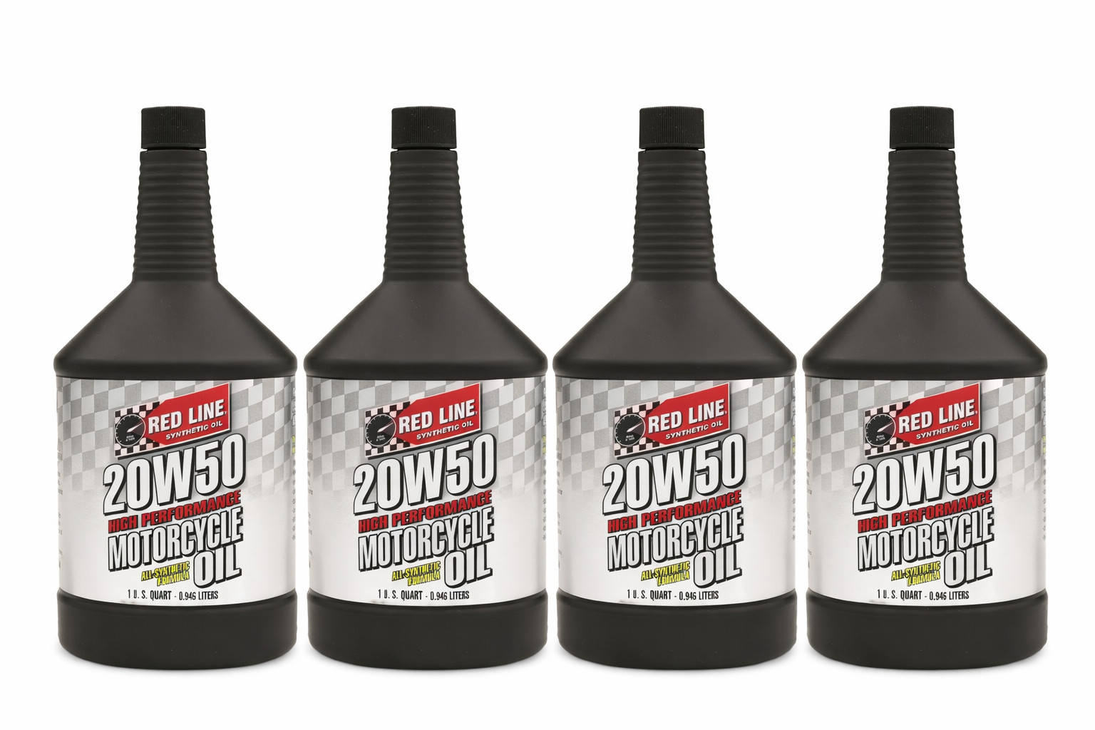 Red Line 42504 20W50 Synthetic Motorcycle Oil – 4 Quarts