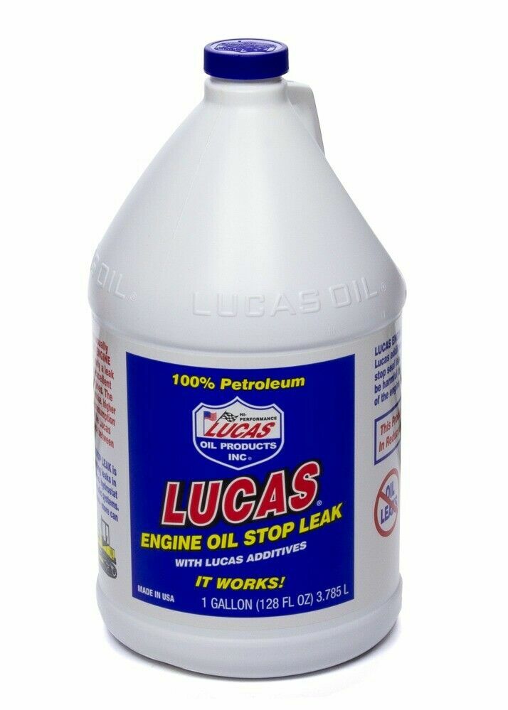 Lucas Oil 10279 Single Petroleum Engine Oil Stop Seal Leak Bottle (1 Gallon)