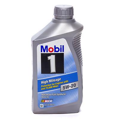 Mobil 1 MOB120455-1, One 5W20 High Mileage Oil 1 Qt Performance Racing Parts