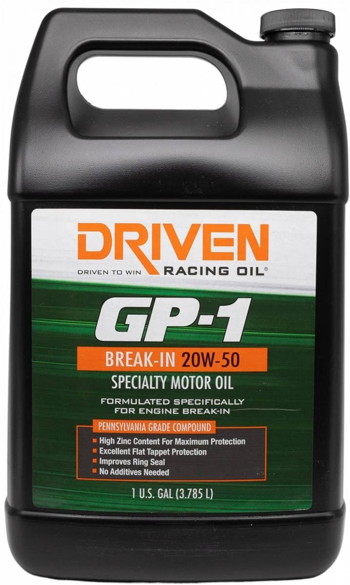 Joe Gibbs Driven 19556 GP-1 20W50 Break-In Motor Oil Conventional 1 Gal