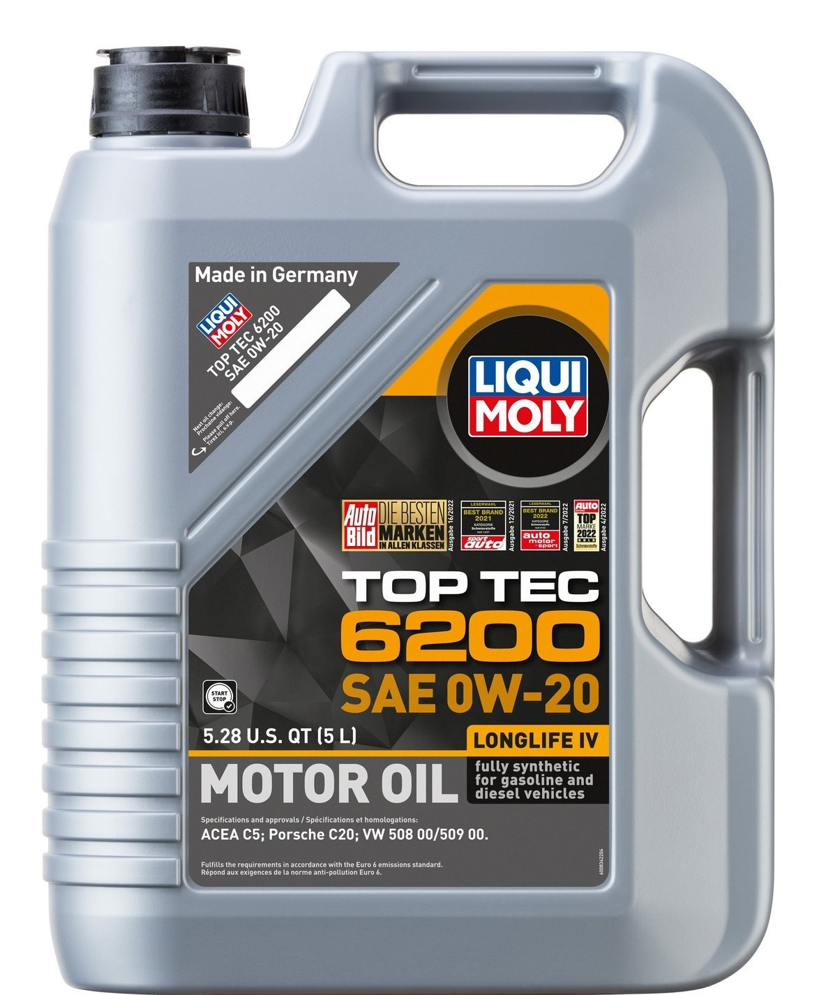 [FLASH SALE] LIQUI MOLY 20238 Top Tec 6200 0W-20; 5 Liter