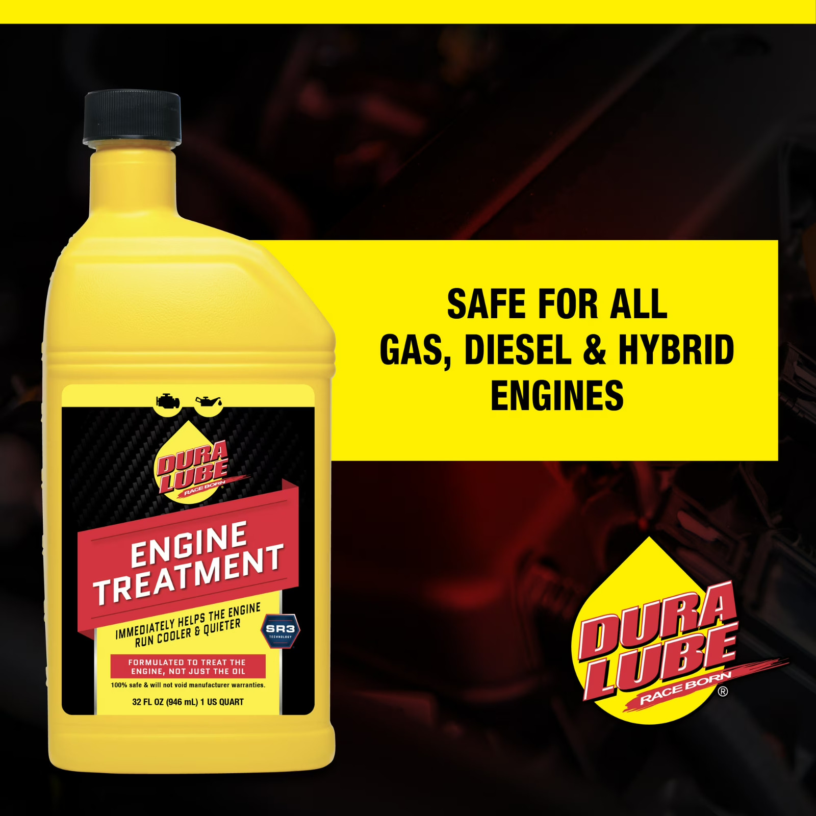 (3 pack) Dura Lube Engine Treatment, Automotive Oil Additive for Gas and Diesel