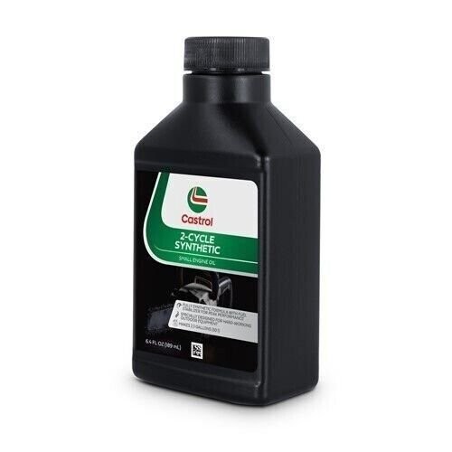 Castrol 215302 2-Cycle Full Synthetic Oil – With Fuel Stabilizer – 6.4oz