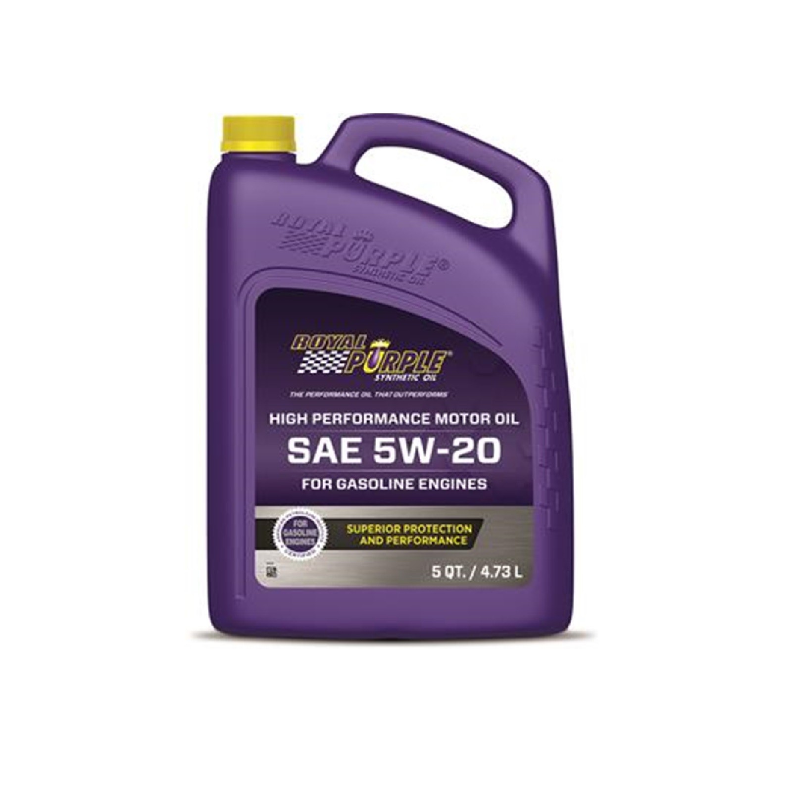 Royal Purple Multi-Grade SAE 5W-20 High Performance Motor Oil 5 Quart Jug Single