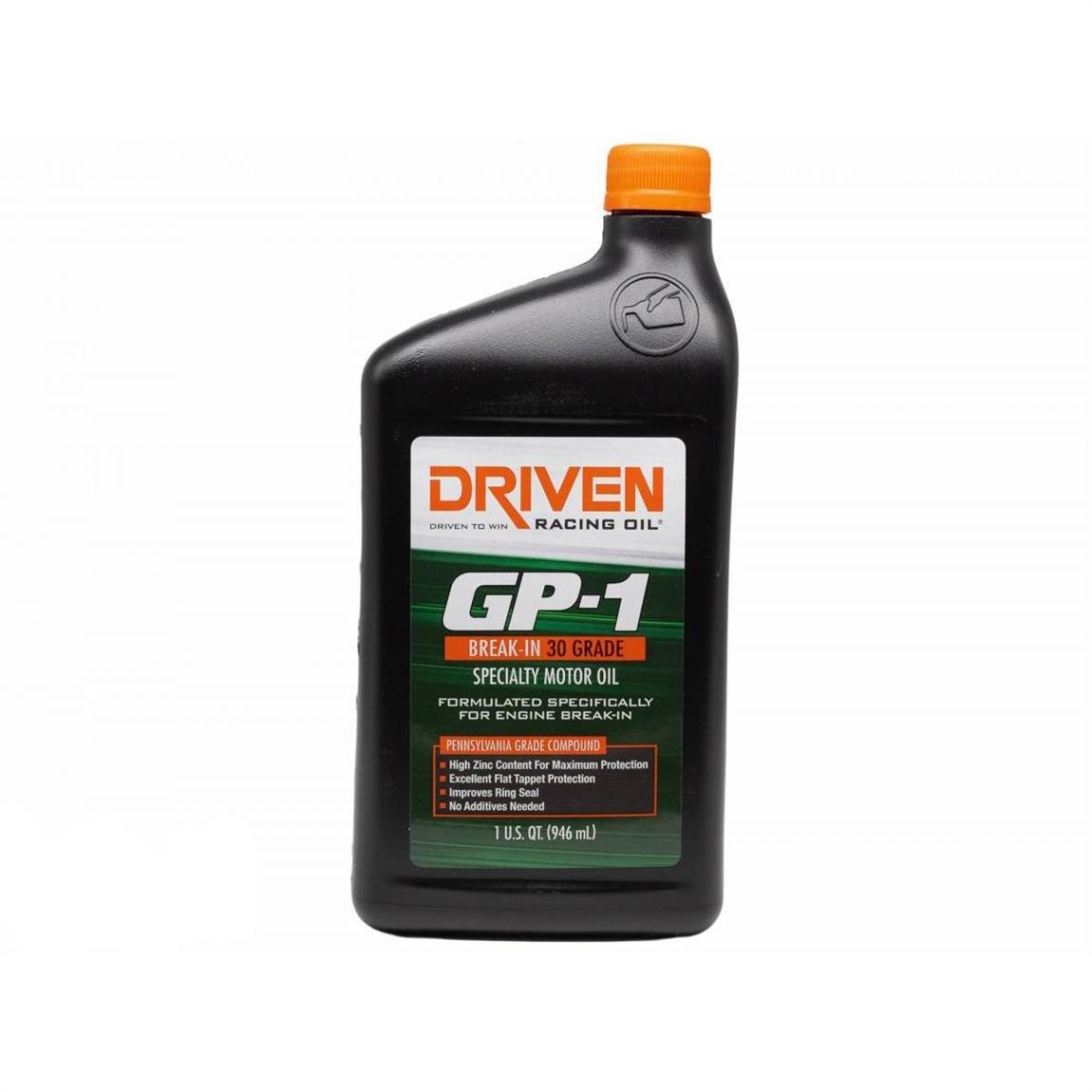 Driven Racing Oil 19336 GP-1 30 Grade Break-In Motor Oil, 12 Qts
