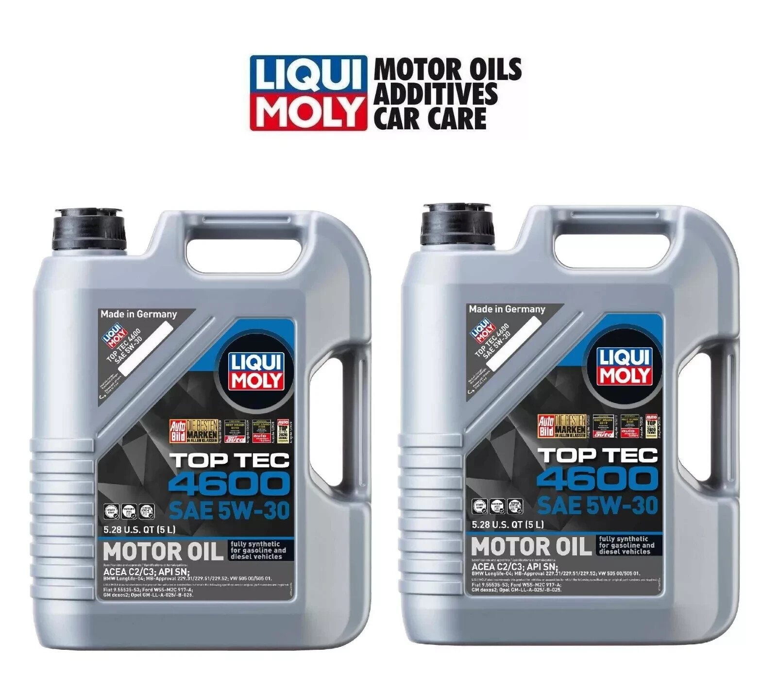 10 OE Liters Engine Motor Oil Liqui Moly Premium Fully Synthetic SAE 5W-30