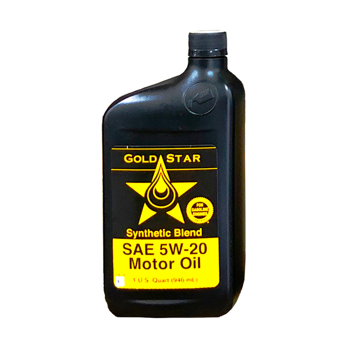 Gold Star 5W-20 Synthetic Blend Motor Oil, 12 – 1 Qt Case | Bulk Value Low Cost