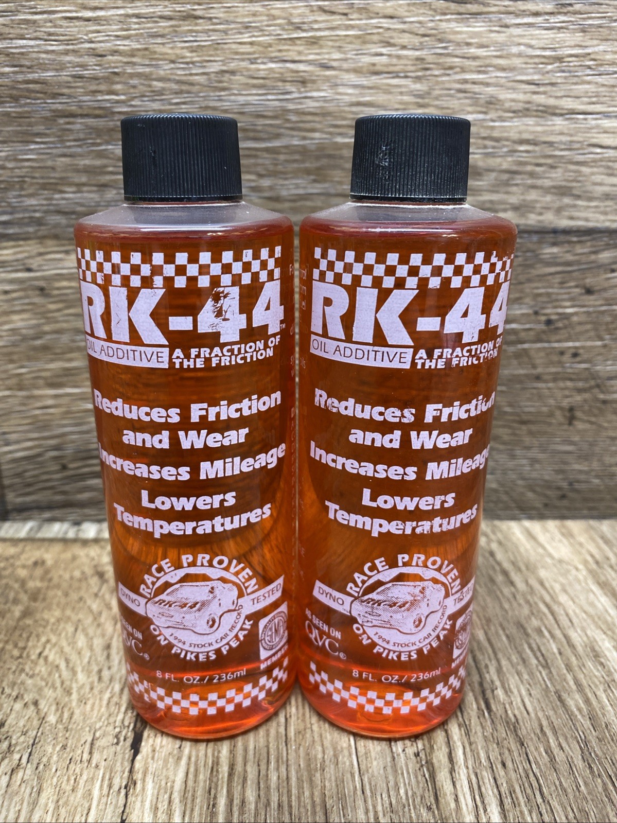 RK-44 Engine Oil Additive Includes 2 – 8oz Bottles New