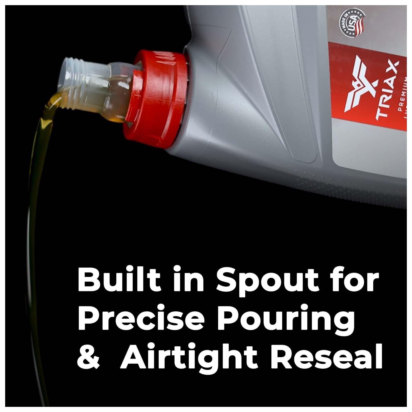 TRIAX Powerflow AW 32 Multi-Viscosity HLP Hydraulic Oil | 6,000 Hour 1 Gallon