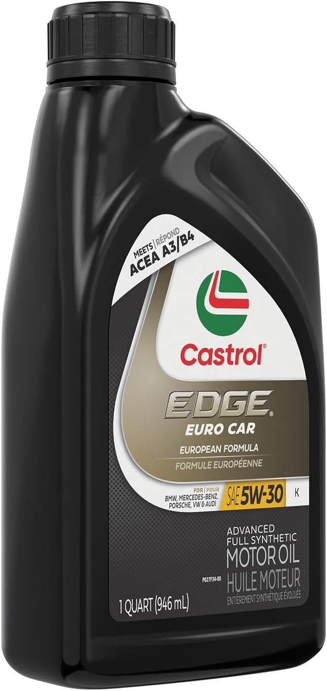 EDGE Euro 5W-30 K Advanced Full Syn Motor Oil, 1 Quart, Pack of 6
