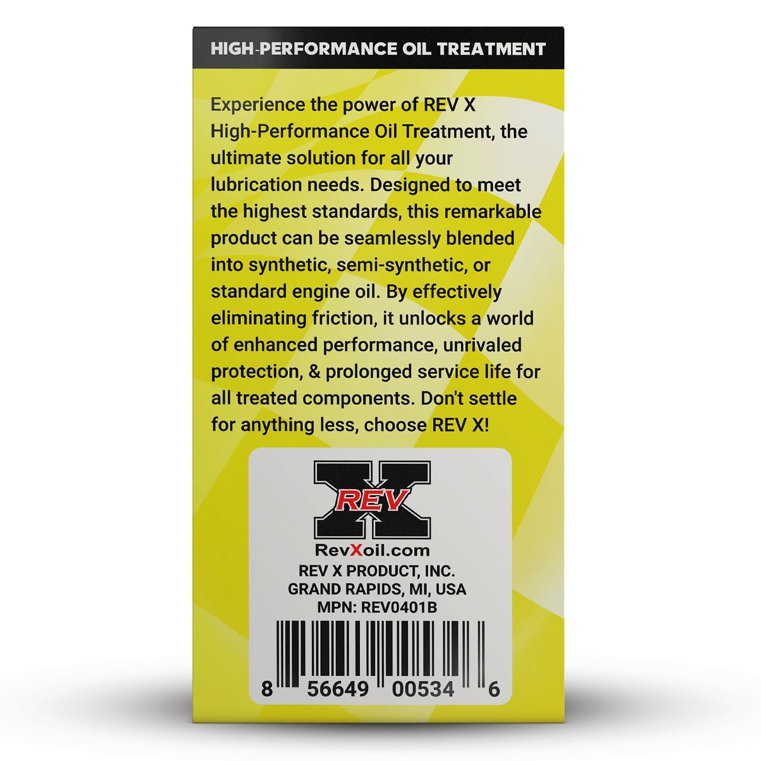High Performance Oil Additive – 4 oz. (Pack of 4) for Engine Efficiency & Protec