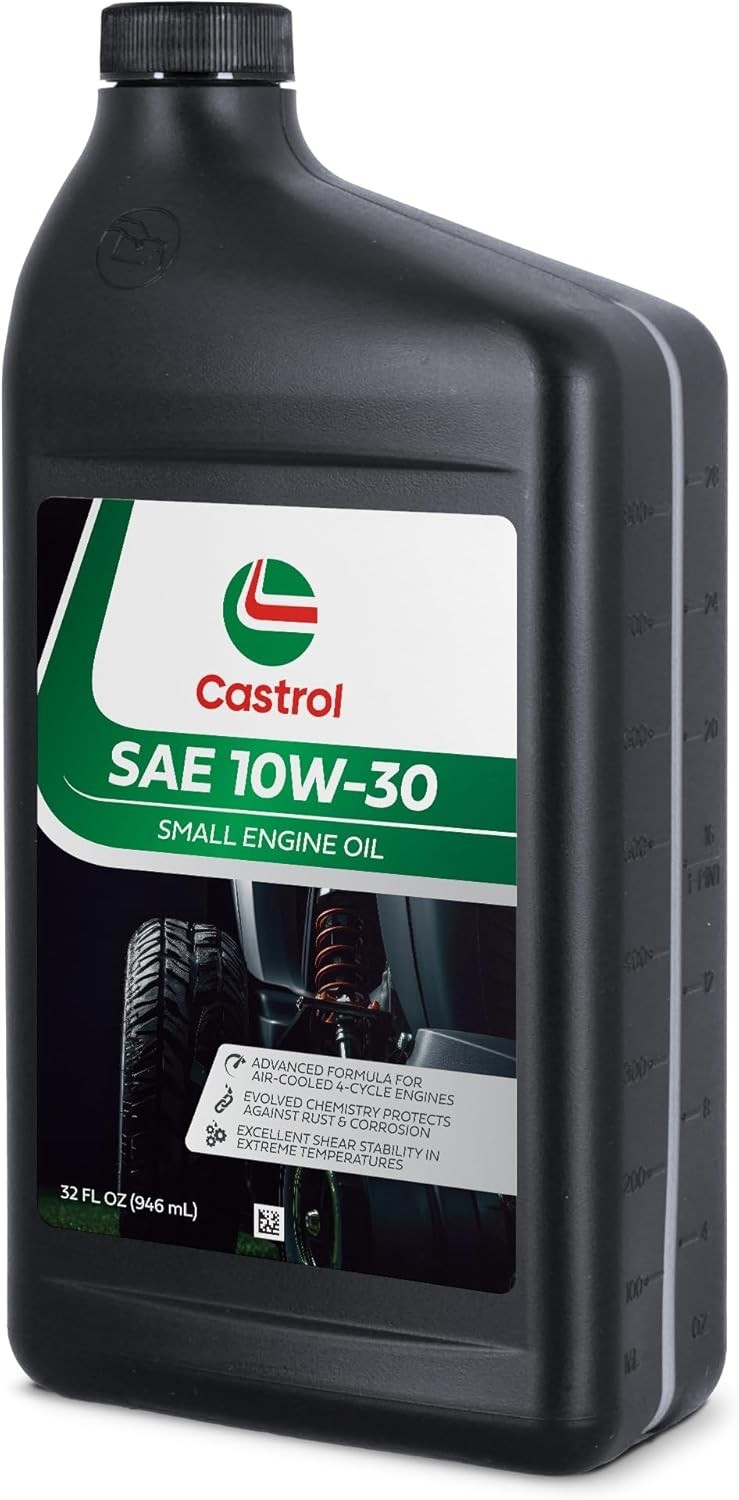 Castrol 215308 SAE 10W-30 Small Engine Oil For 4-Cycle Eng & Lawn Mowers – 32oz