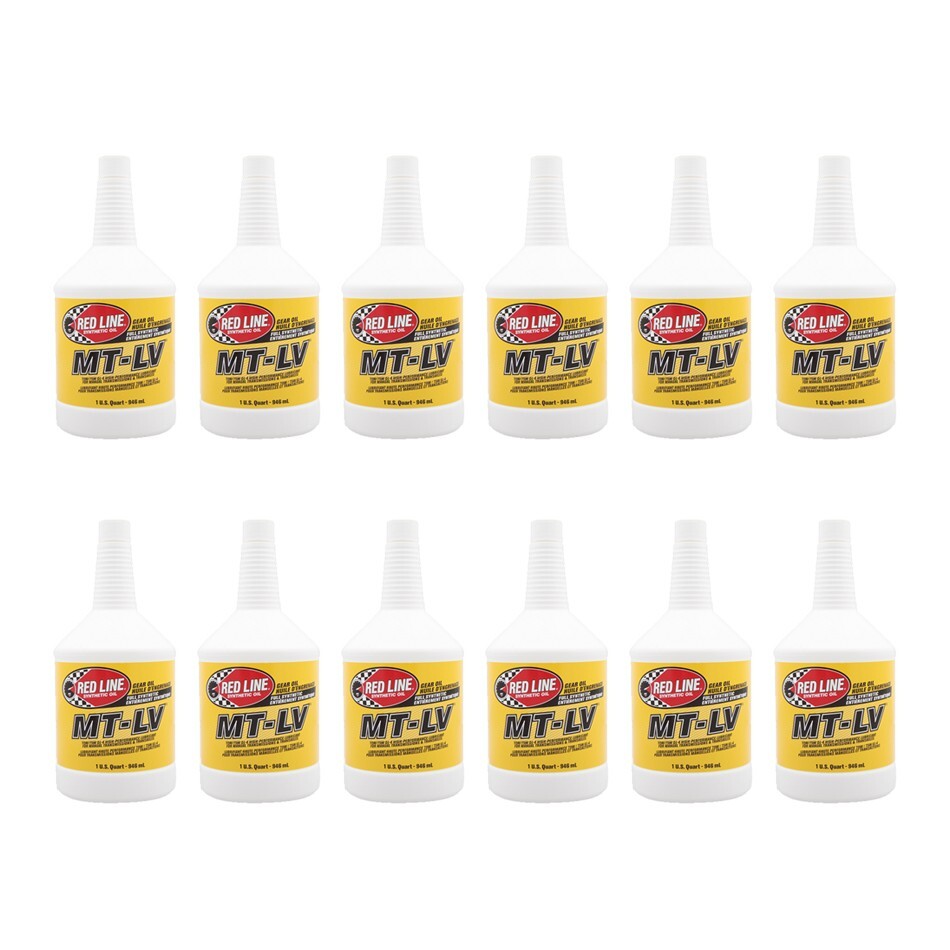 Redline 50604 Manual Transmission Fluid MT-LV Synthetic 70W/75W Pack of 12
