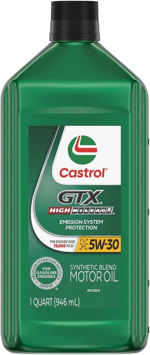 Pack of 6 GTX High Mileage 5W-30 Synthetic Oil
