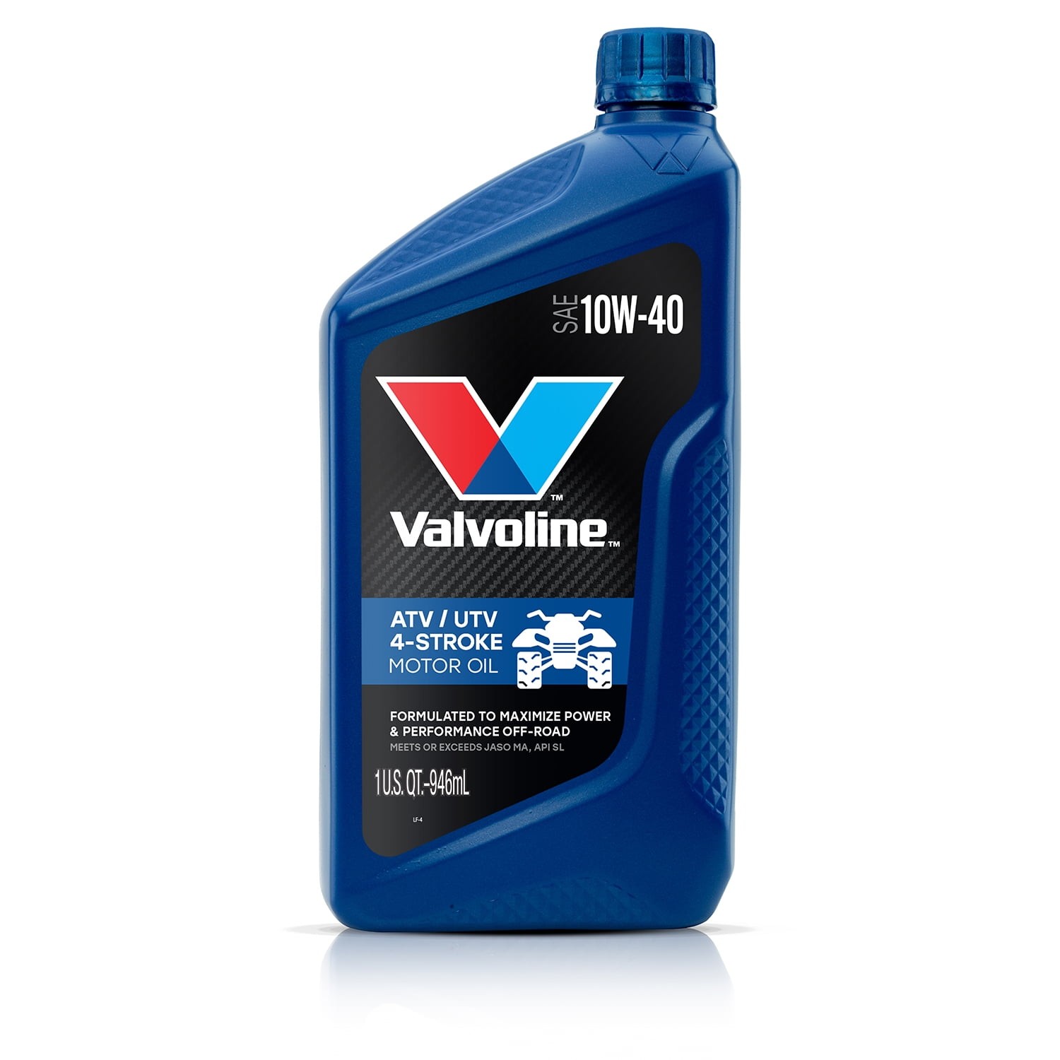 Valvoline SAE 10W-40 4-Stroke ATV/UTV Engine Oil – 1 Quart