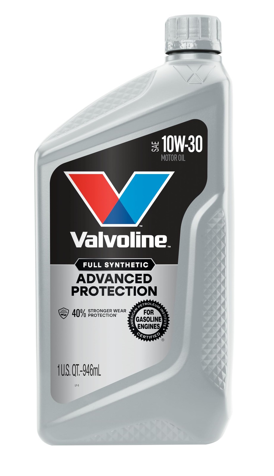Valvoline Advanced Full Synthetic SAE 10W-30 Motor Oil 1 QT 1 QT, Amber