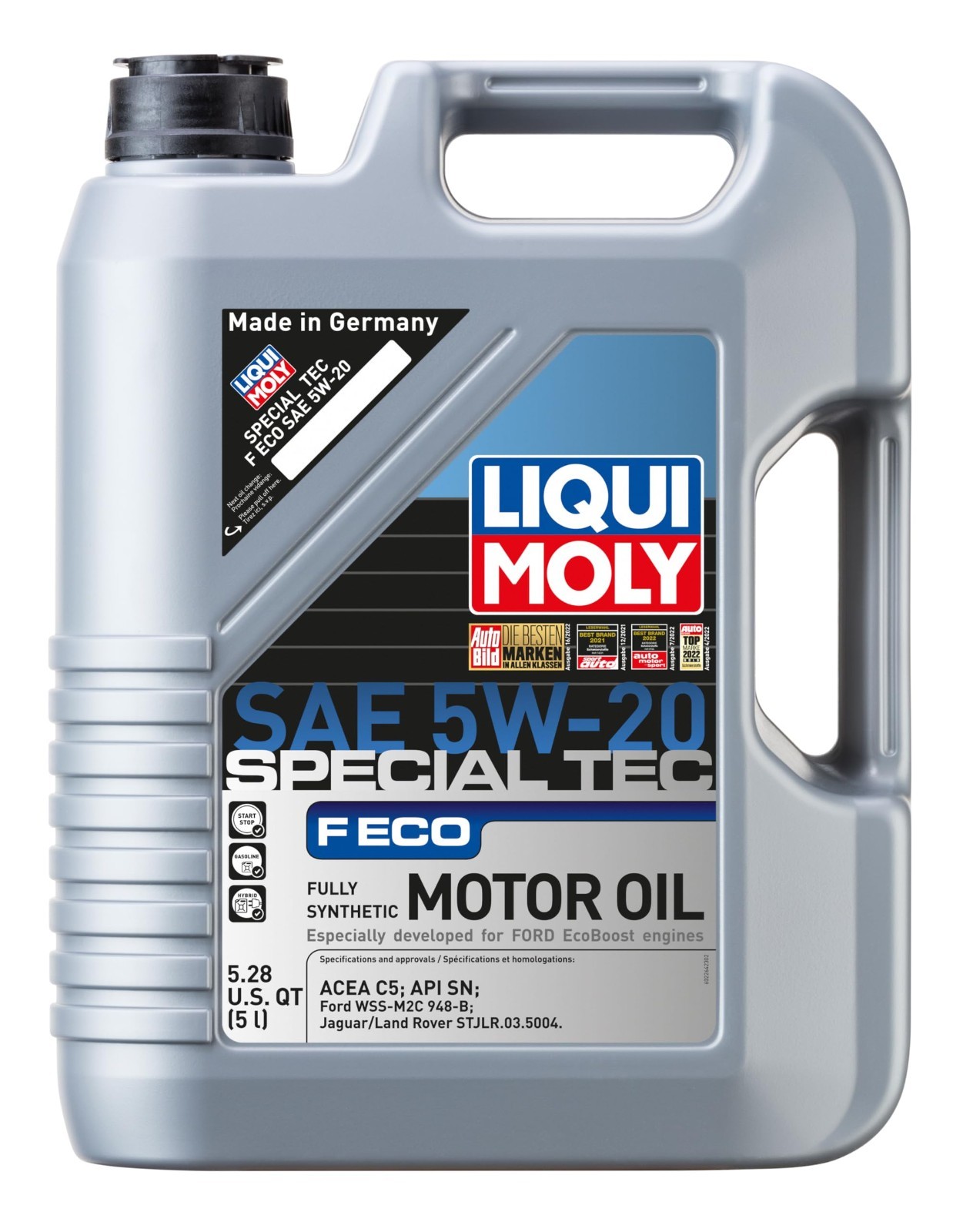 2 PK – LIQUI MOLY Special Tec FECO SAE 5W-20,5 L, Fully synthetic engine oil