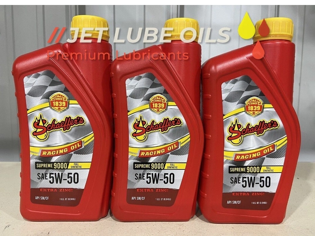 Schaeffer’s 5w-50 9001 Racing Oil 3 Quarts