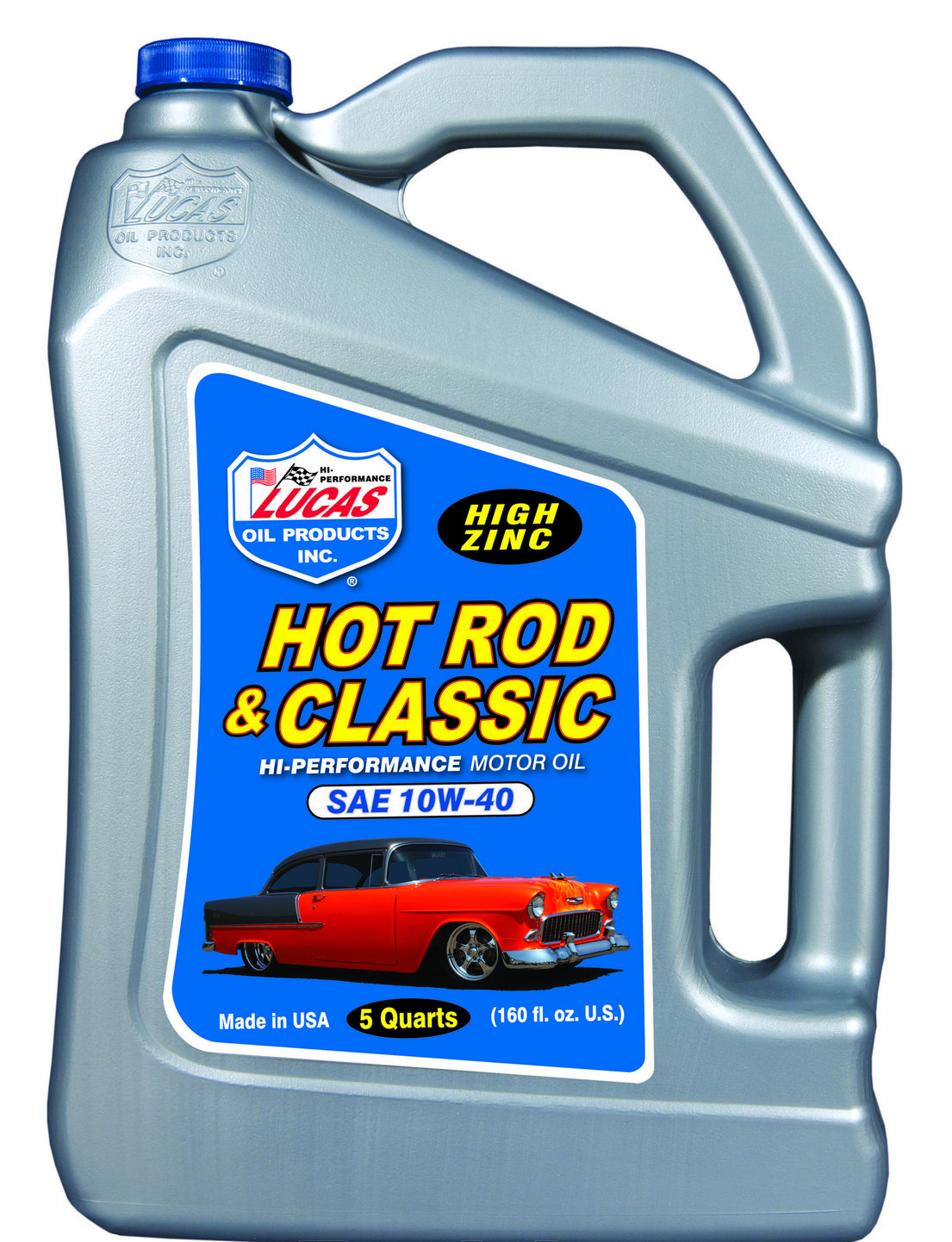 3 PACK – LUCAS OIL 10683 Hot Rod & Classic Car HP Motor Oil SAE 10W-40; 5 Quart