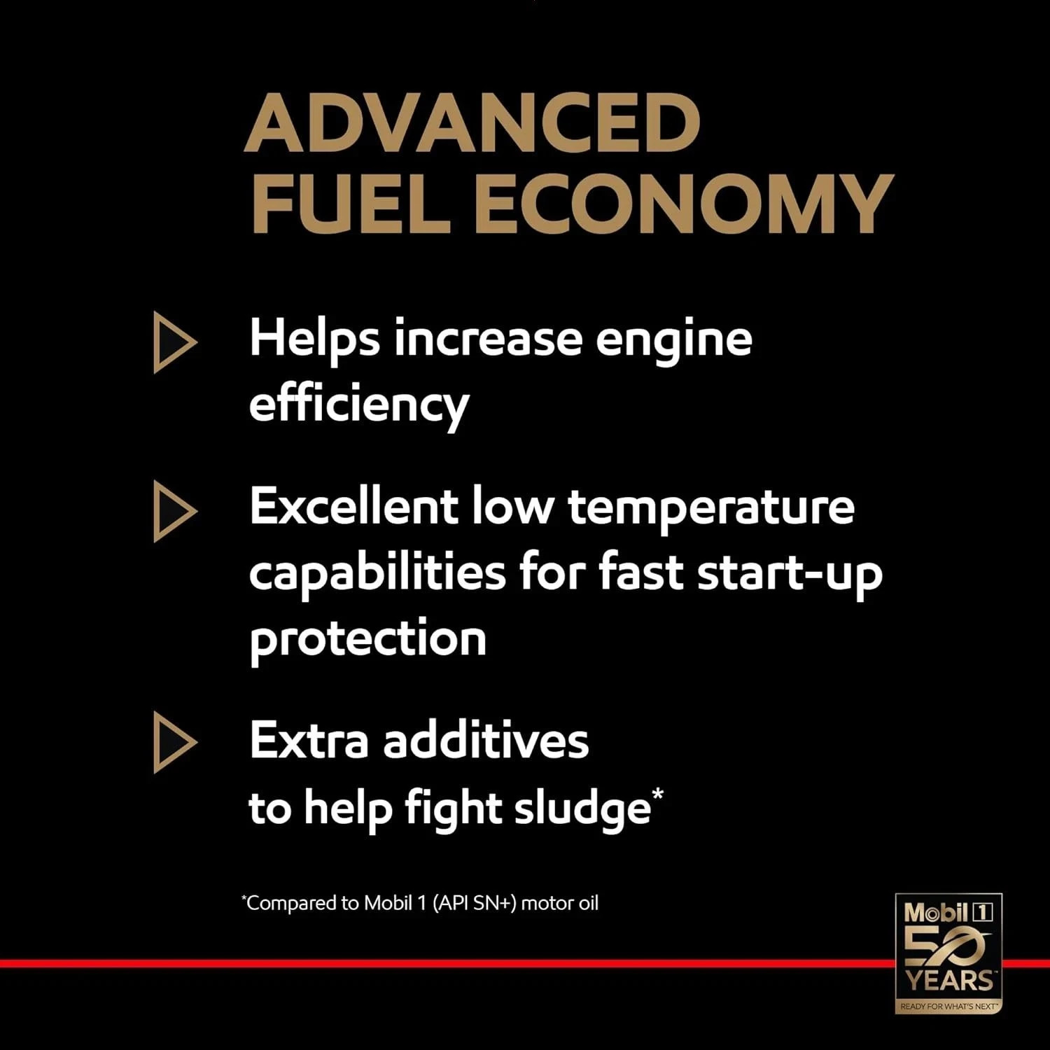 Mobil 1 Advanced Fuel Economy Full Synthetic Motor Oil SAE OW20 Ensuring Unpa