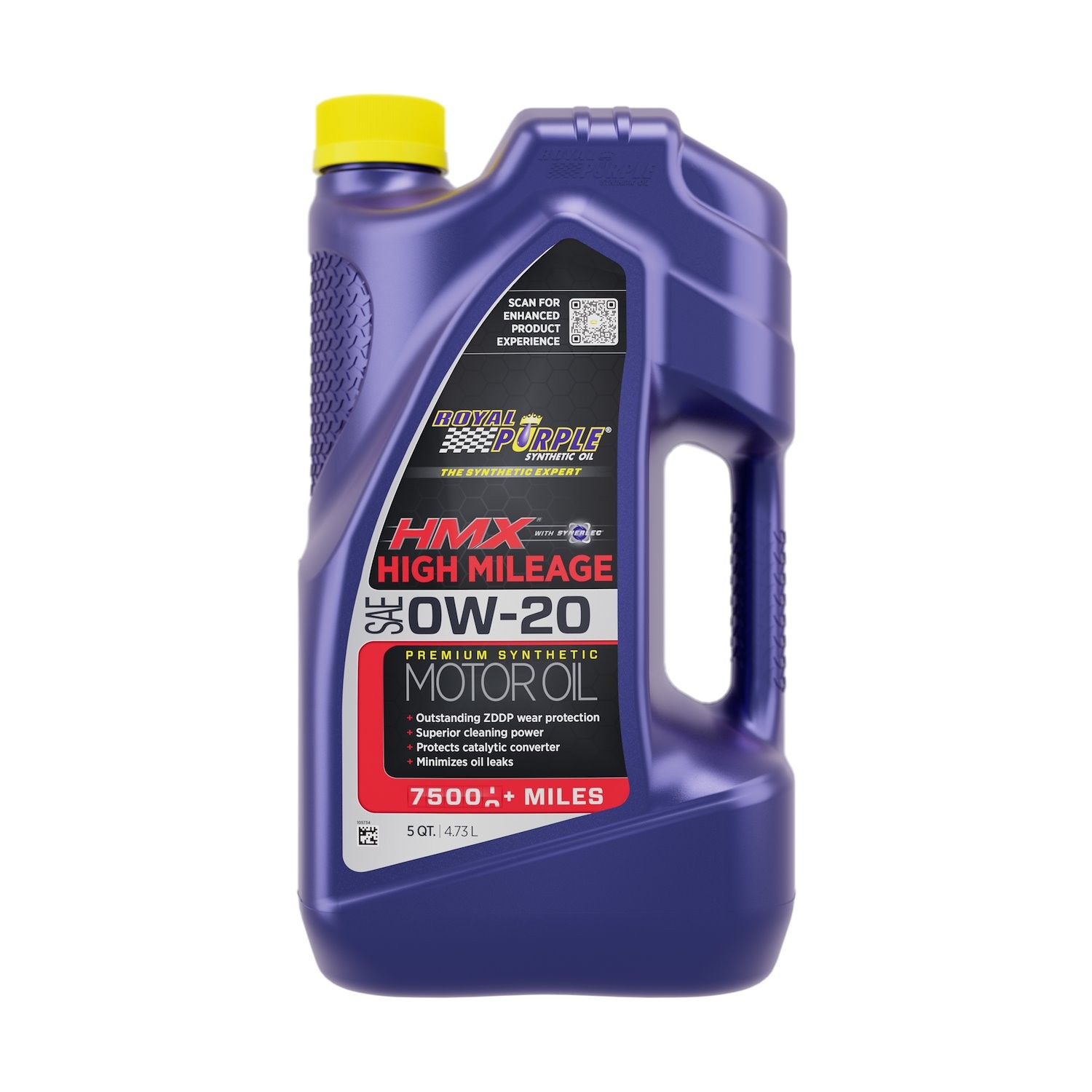 Royal Purple 11903 HMX High Mileage Motor Oil SAE 0W-20