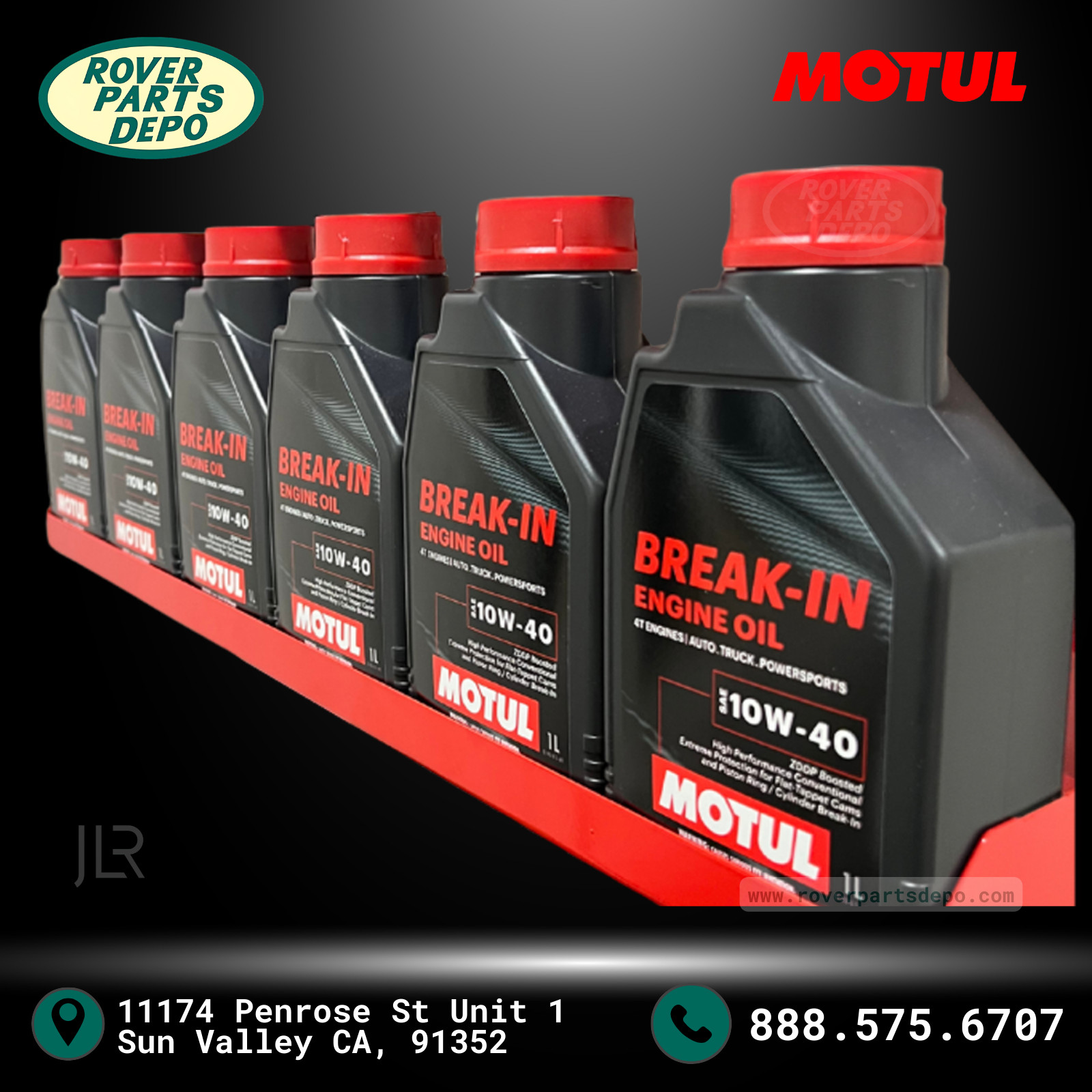 Motul Break-In 10W40 Mineral Classic Engine Motor Oil 1 Qt