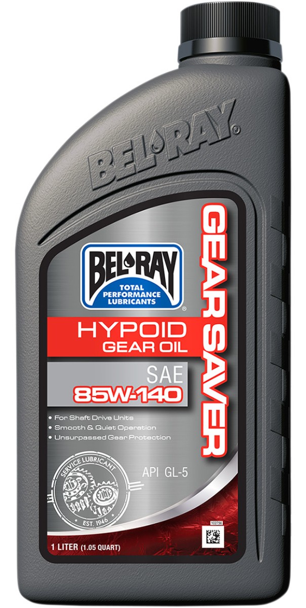 Bel-Ray Gear Saver Hypoid Gear Oil 85W-140 1 Liter (99234-B1LW)