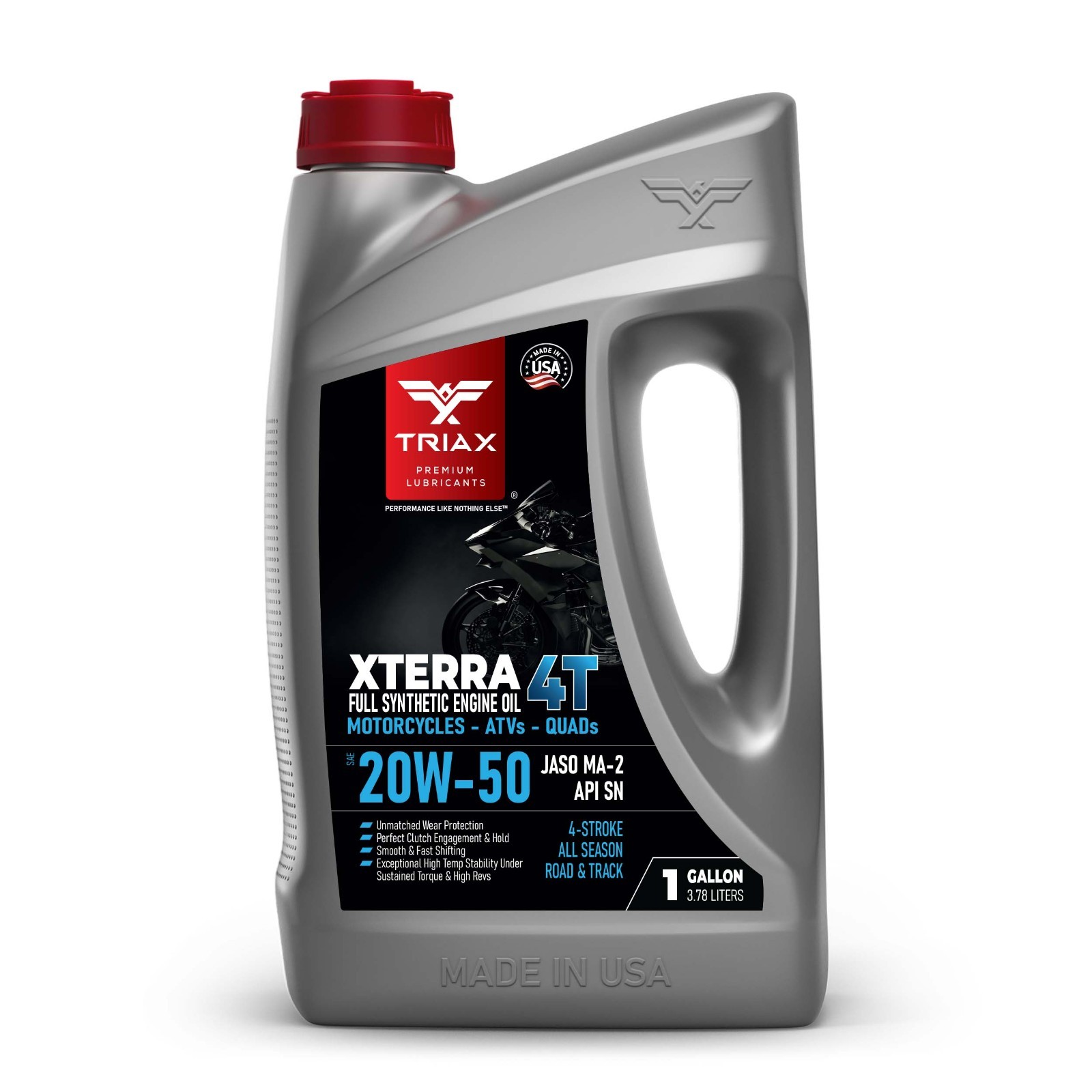 TRIAX XTerra 4T 20W-50 V-TWIN Full Synthetic Engine Oil (1 Gallon)