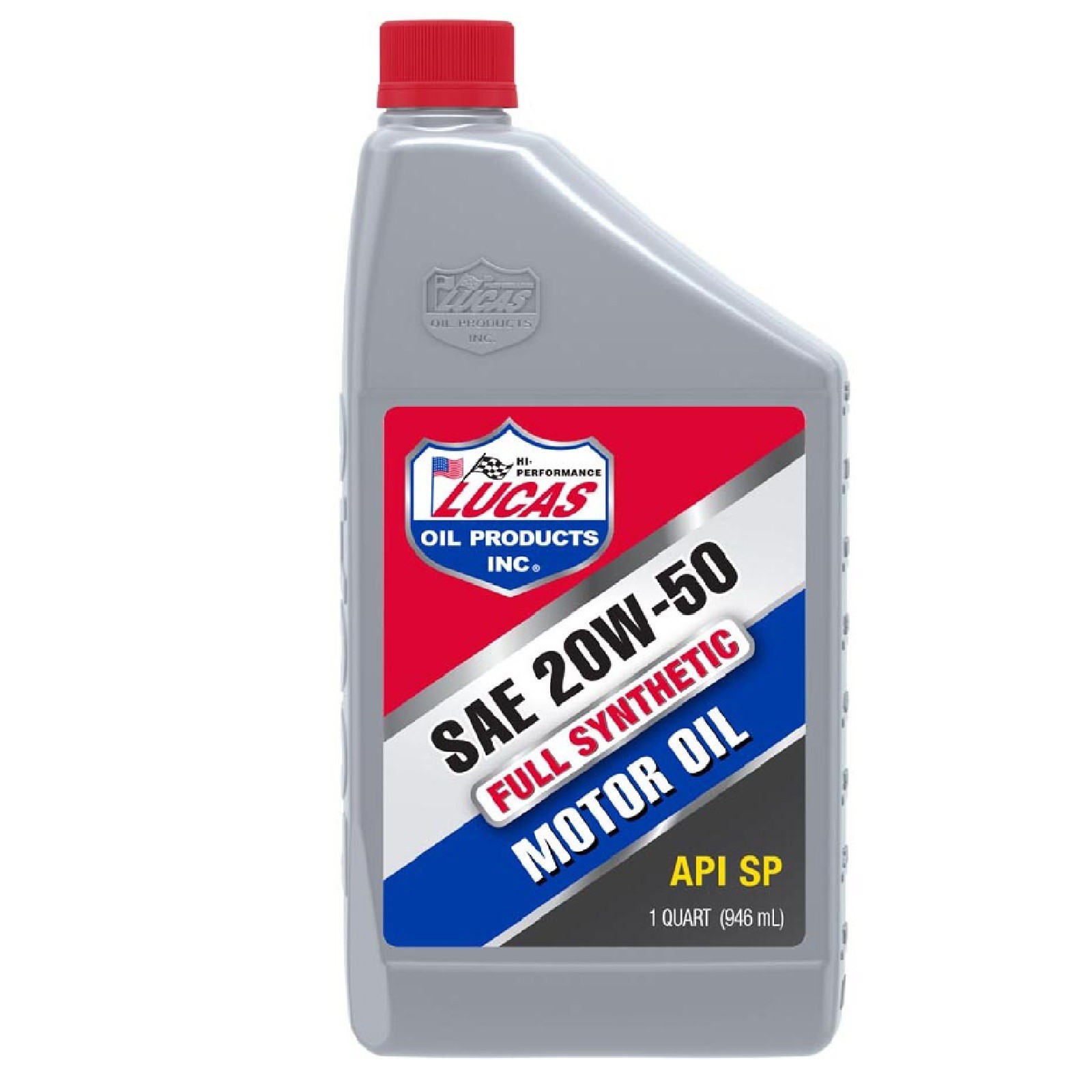 Lucas Oil 10054 Synthetic SAE 20W-50 Motor Oil High Mileage 1 Quart 946ml 1 Pack
