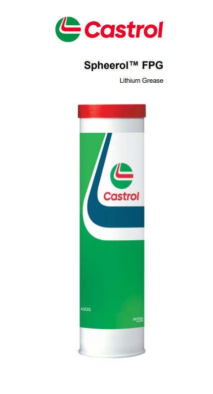 Castrol Spheerol FPG Extreme Pressure Lithium Grease with Water Washout 450g