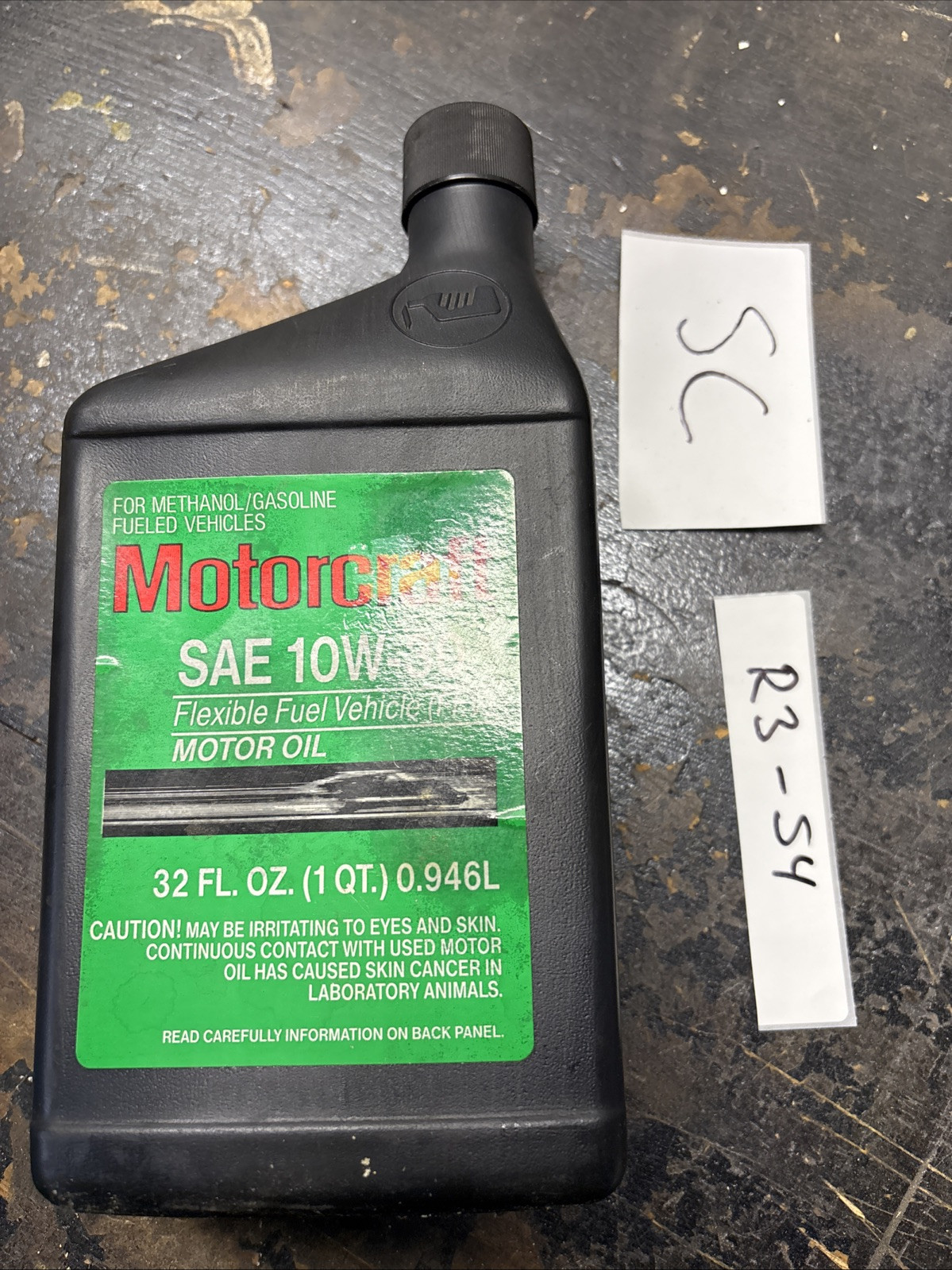 Motorcraft SAE 10W-30 Flexible Fuel Vehicle Motor Oil Quart