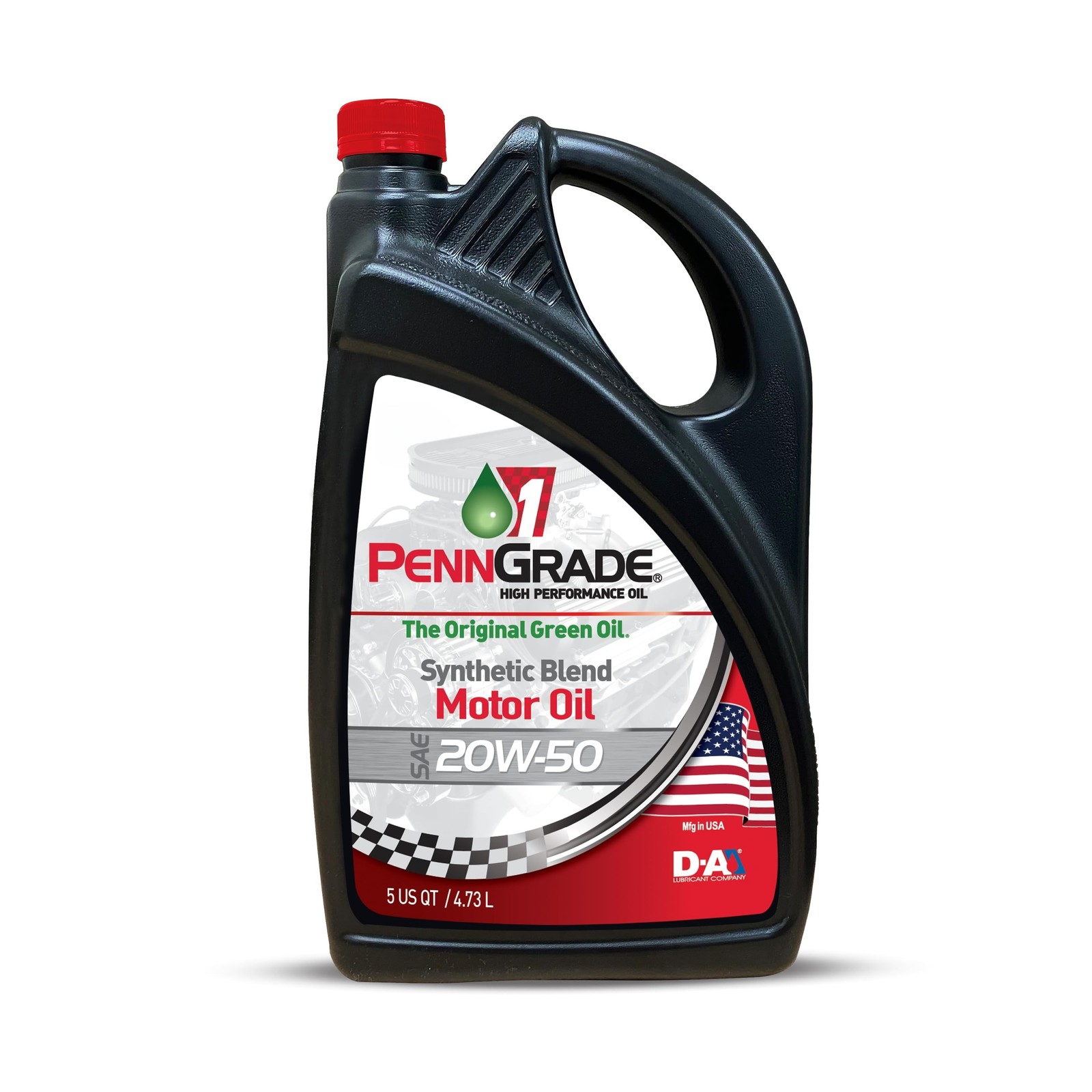 PENN GRADE 1, 71190, Synthetic Blend High Performance Oil SAE 20W-50, 5 Quart…