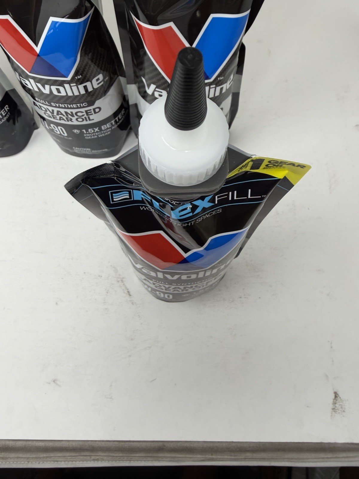 Valvoline Flexfill SAE 75W-90 Full Synthetic Gear Oil 1 QT, Case of 4