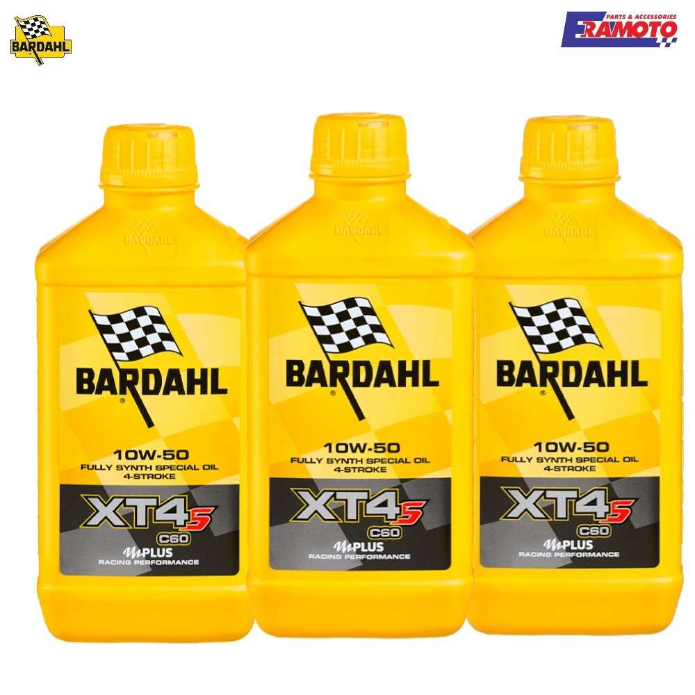 BARDAHL 3 L Oil XT4-S C60 10W50 Lubricant Motorcycle 4 Times 100% Synthetic