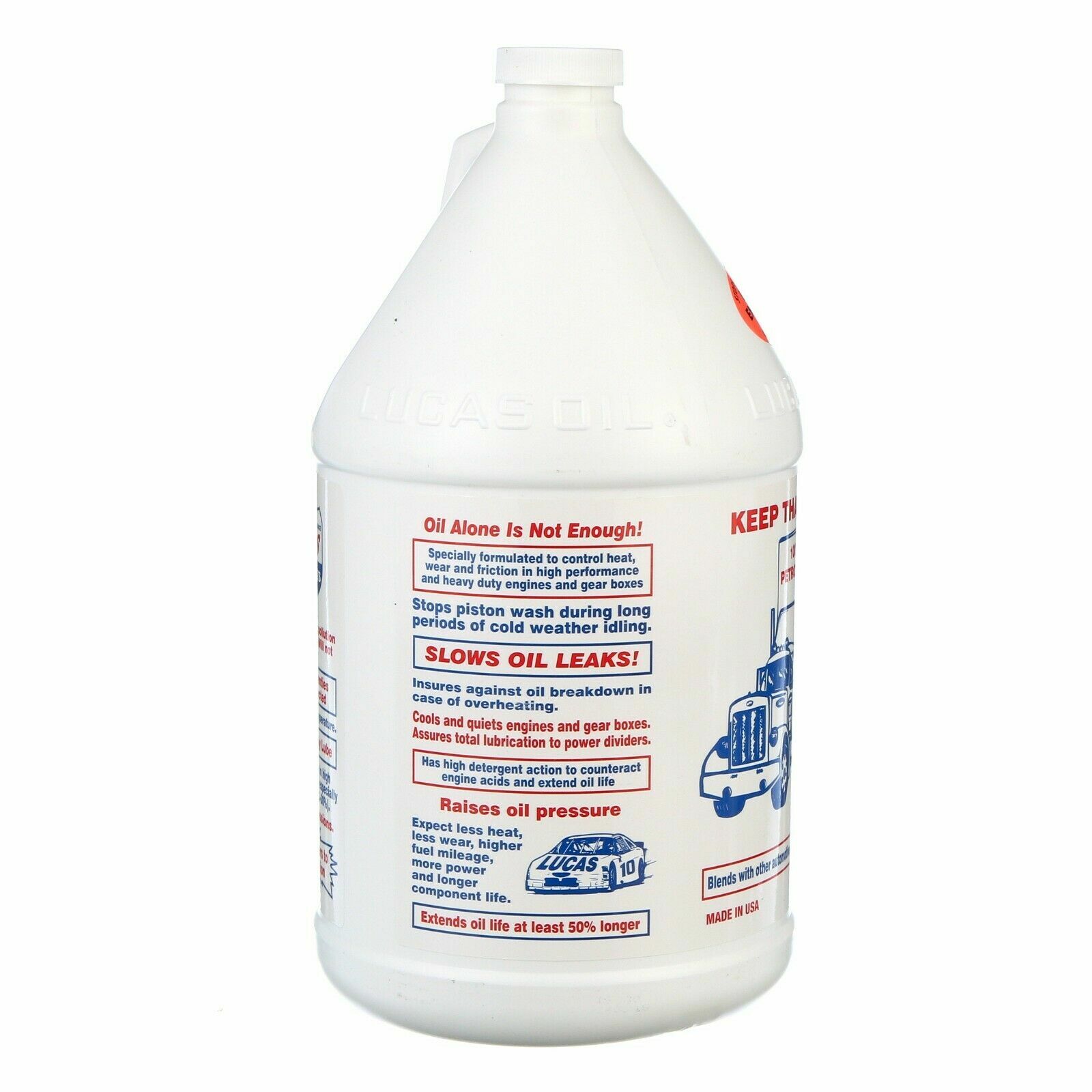 Lucas Oil 10002 Petroleum Heavy Duty Oil Stabilizer 1 Gallon Bottle (Qty 2)
