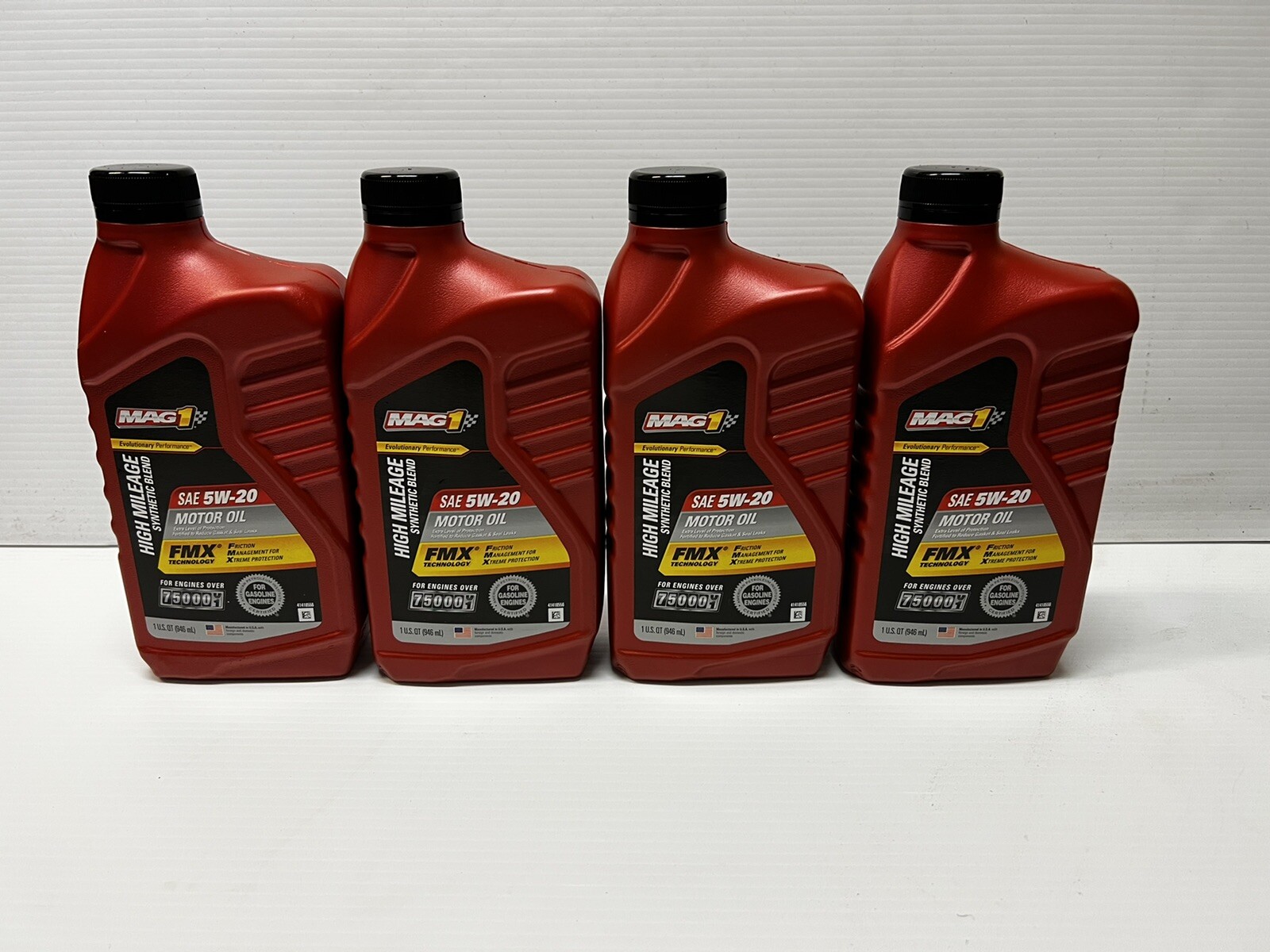 4 Quarts Of MAG1 Synthetic Blend 5W-20 Motor Oil For Gasoline Engines Brand New!