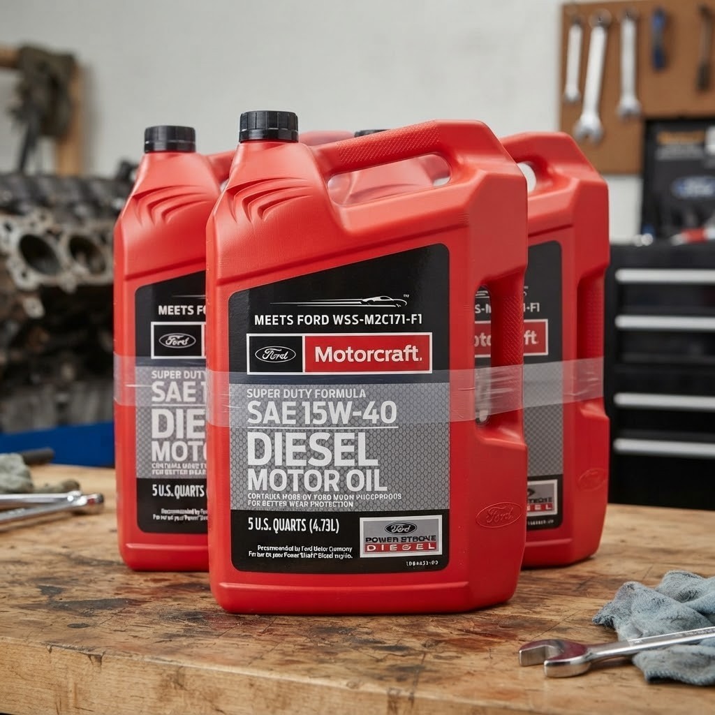 SALE- 3 PACK- MOTORCRAFT XO15W405Q3SD Super Duty Diesel; SAE 15W-40; 5 Quart