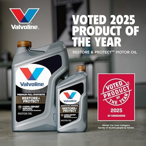 Full Synthetic 0W-20 Motor Oil – 5 Quart, Restore & Protect Engine Performance