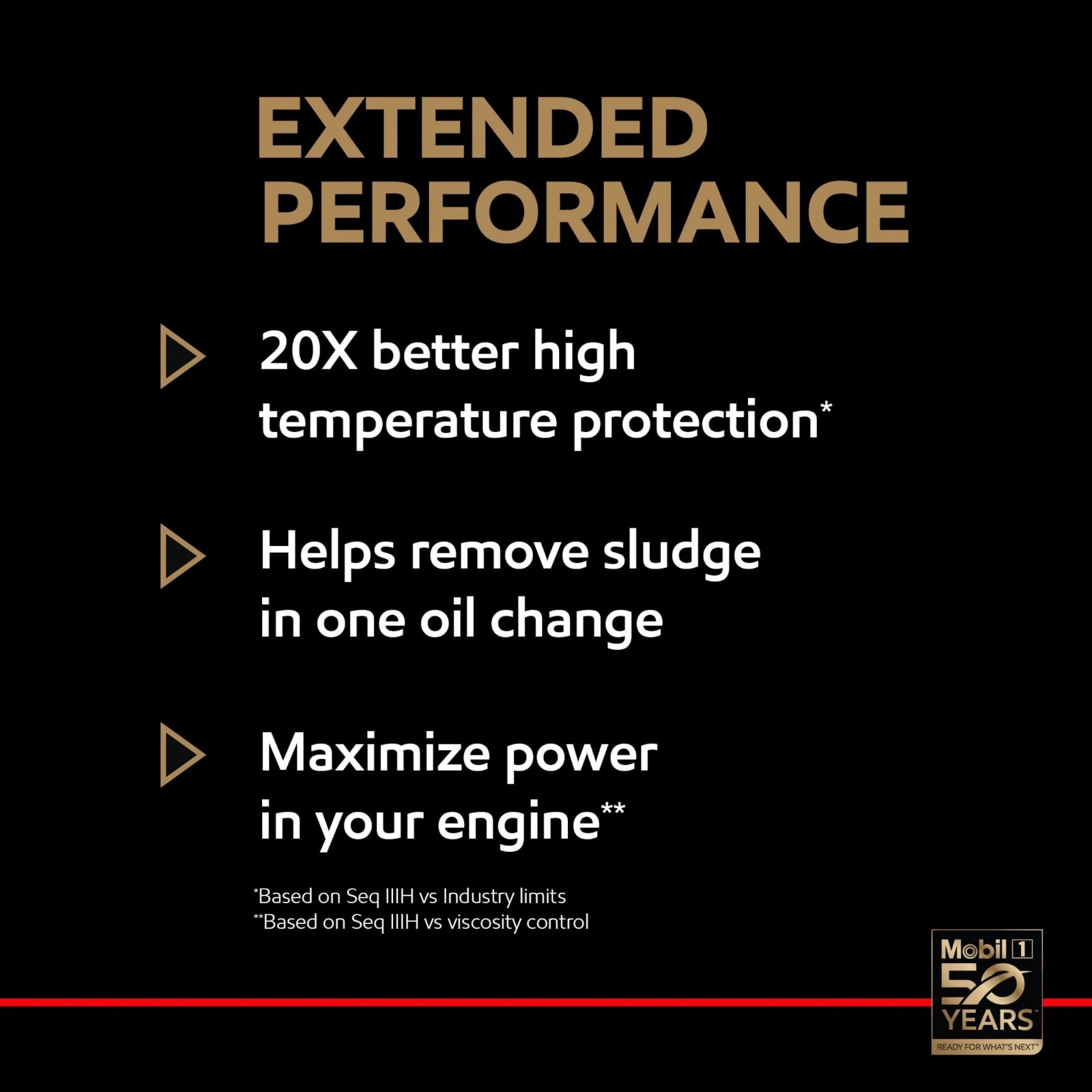 (2 pack) Mobil 1 Extended Performance Full Synthetic Motor Oil 0W-20, 5 Quart