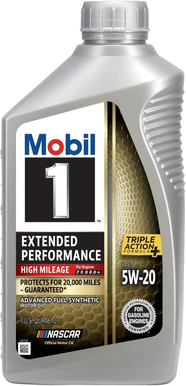 1 Extended Performance High Mileage Full Synthetic Motor Oil 5W-20 1 Quart