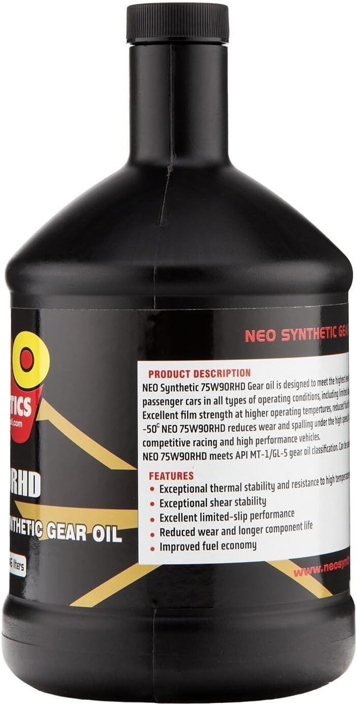 75W90 RHD Gear Oil, Quart