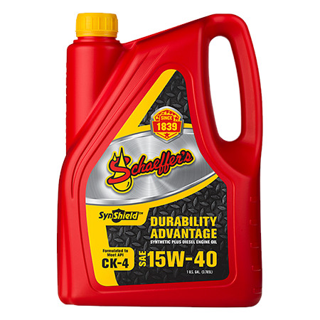 3 Schaeffer’s 15W-40 700 Synshield Diesel Engine Oil 3 Gallons